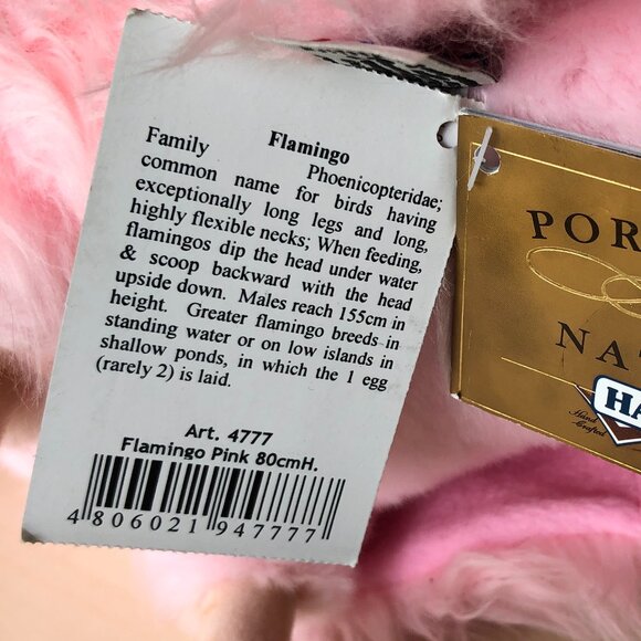 Hansa Handcrafted Flamingo, Pink  31.5 Inch (80 CM)  Stuffed Animal Brand NWT - Picture 12 of 16